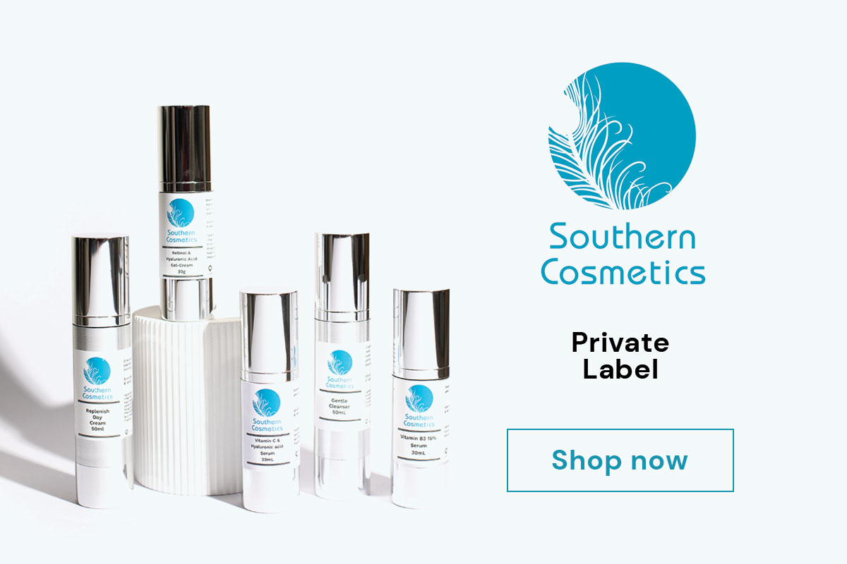 Southern Cosmetics Private Label Shop Ad
